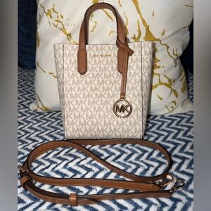 Michael Kors Xs Satchel with MK Signature Canvas NWOT